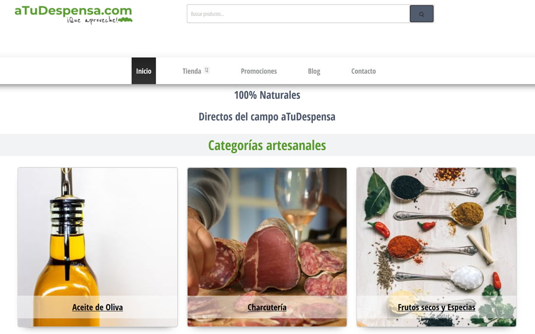 Atudespensa.com es una tienda online de productos tradicionales y naturales